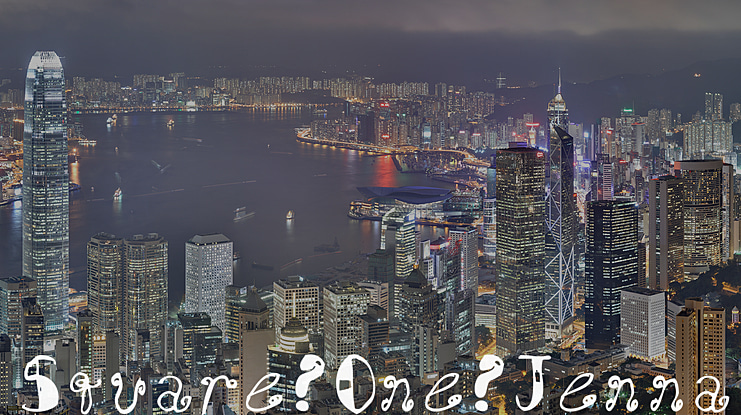 Square One Jenna! Font