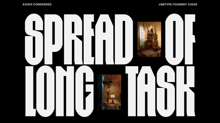 Kaigo Bold Condensed Font 