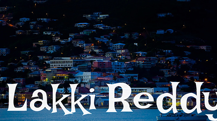 Lakki Reddy Font