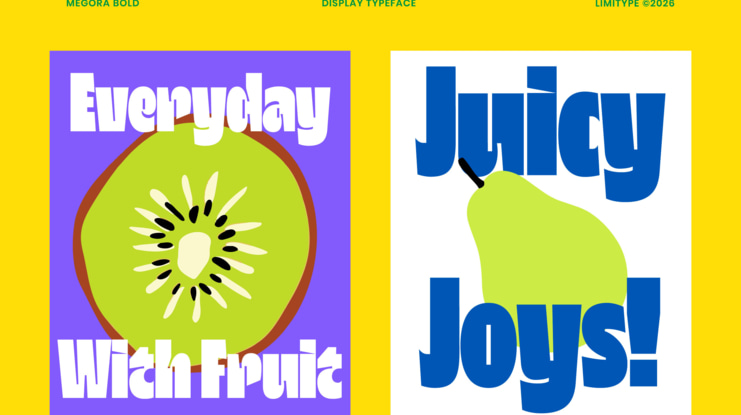Megora Bold Inktrap Font