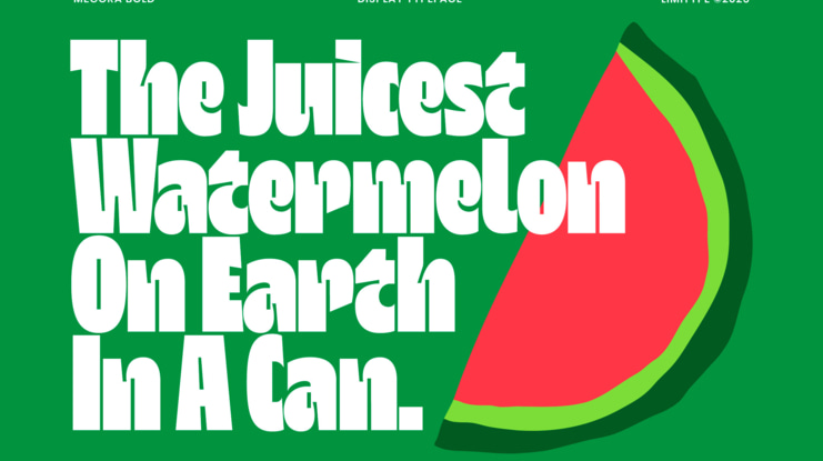 Megora Bold Inktrap Font