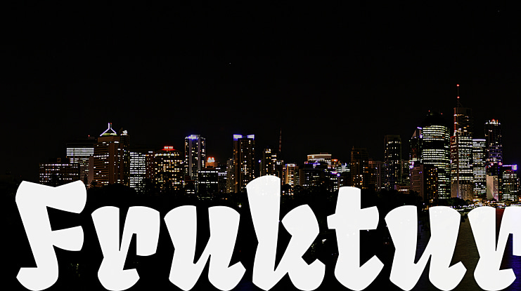 Fruktur Font Family