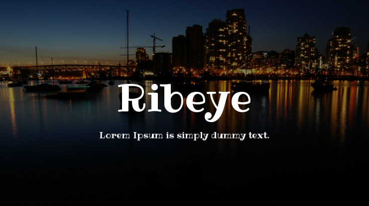 Ribeye Font