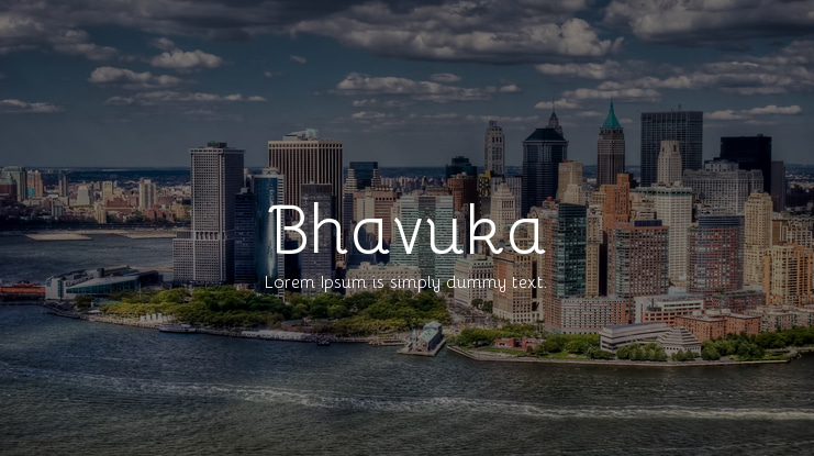 Bhavuka Font