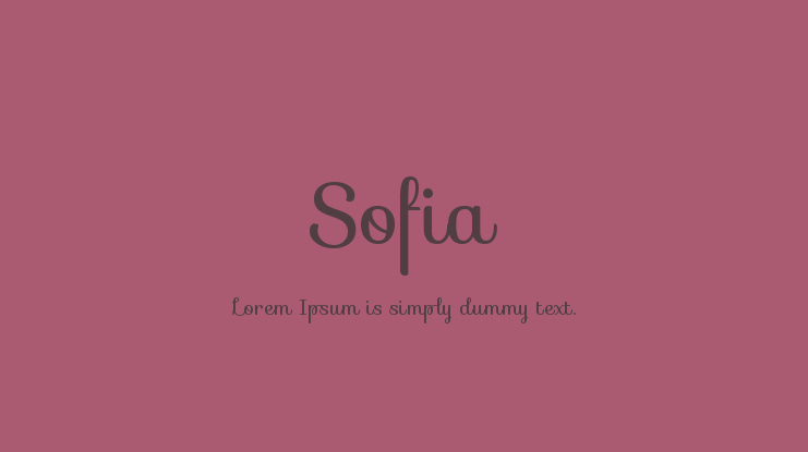 Sofia Font