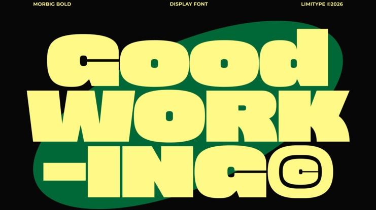 Morbig Bold Display Font