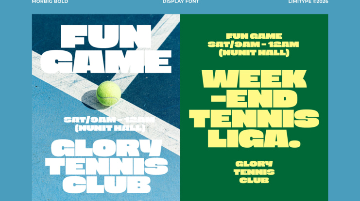 Morbig Bold Display Font