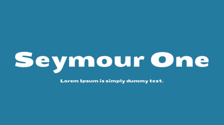 Seymour One Font Family