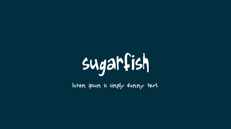 Sugarfish Font