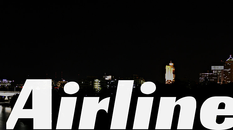 Airline Font