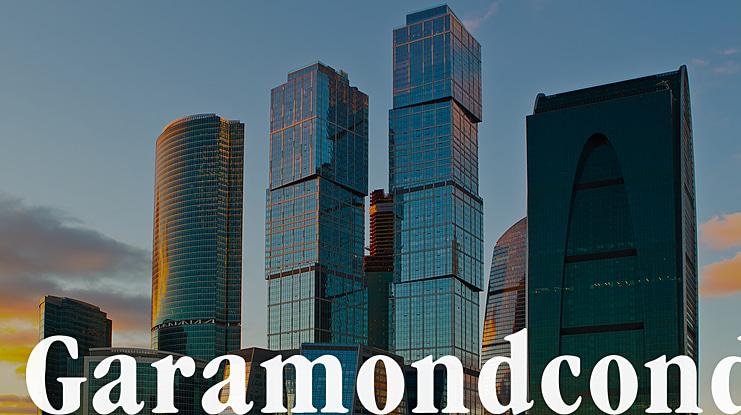 Garamondcond Font Family