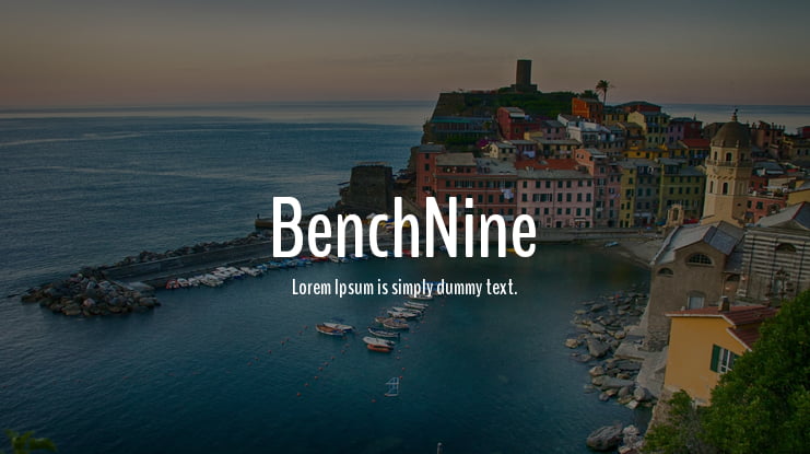 BenchNine Font Family