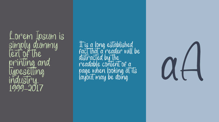 Simple Reminder Font