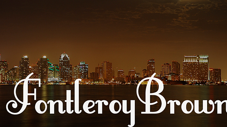 FontleroyBrown Font