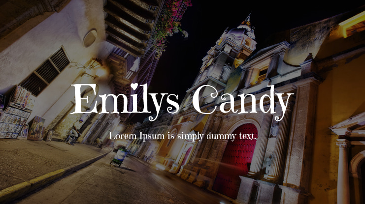 Emilys Candy Font