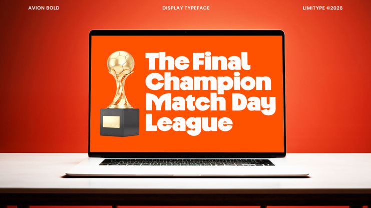 Avion Modern Bold Font