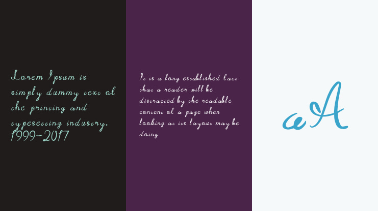 Notebook Abstract Script Font