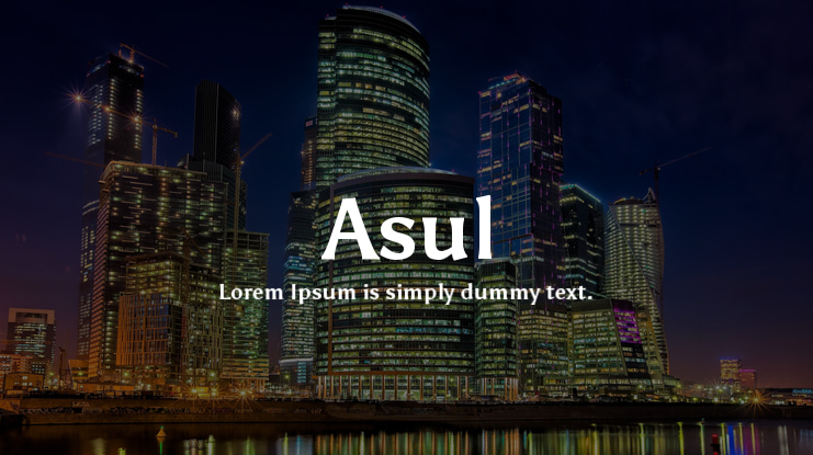 Asul Font Family