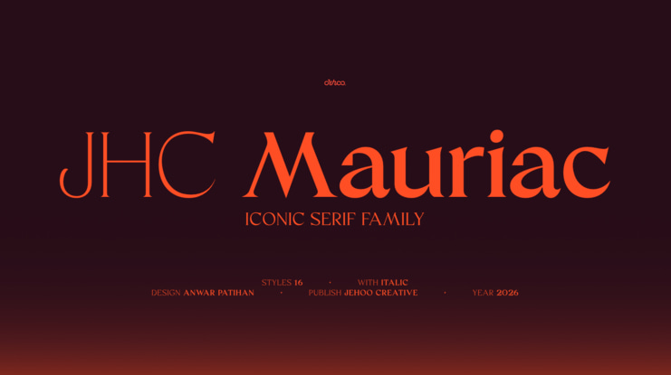 JHC Mauriac Font Family