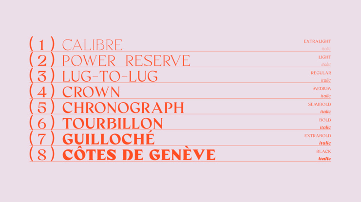 JHC Mauriac Font Family