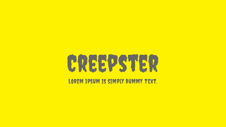Creepster Font