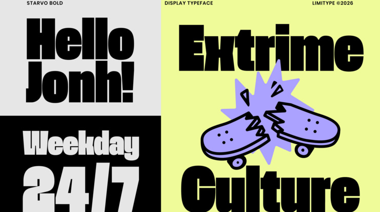 Starvo Bold Condensed Font