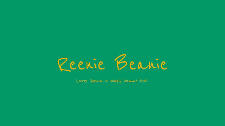 Reenie Beanie Font