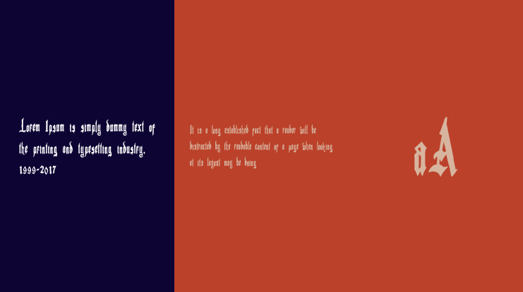 Blood River Hostel Font