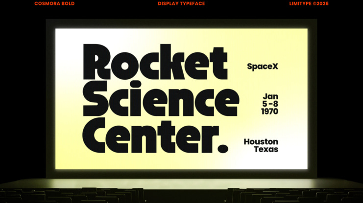 Cosmora Modern Bold Font