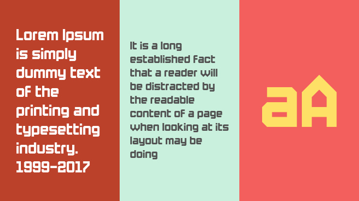 The Structed Beginning Font