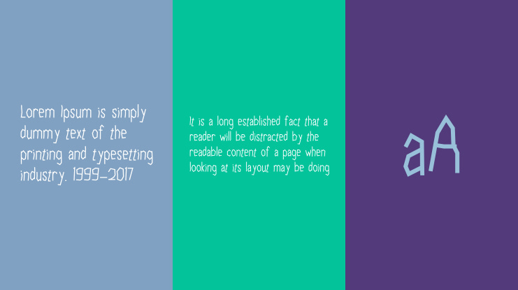 Broken  Line Font