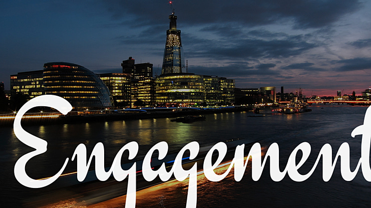 Engagement Font