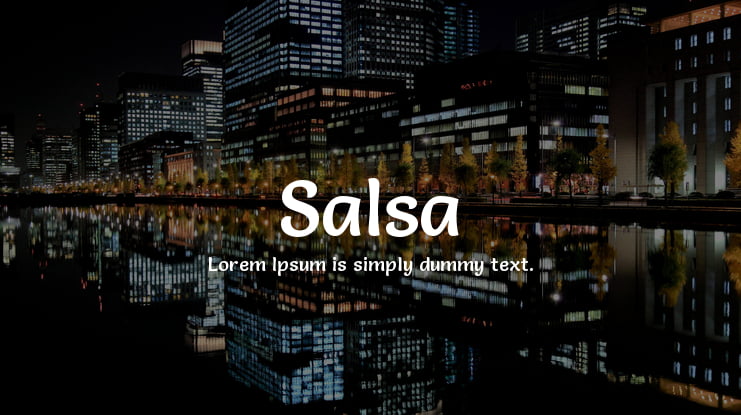 Salsa Font
