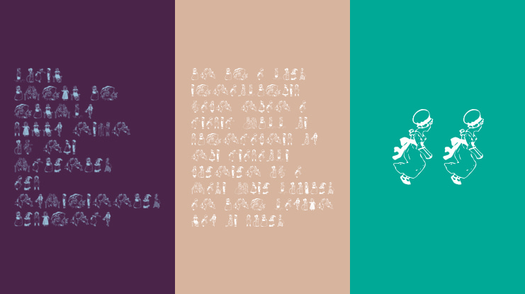 Kinder-Vignetten Font