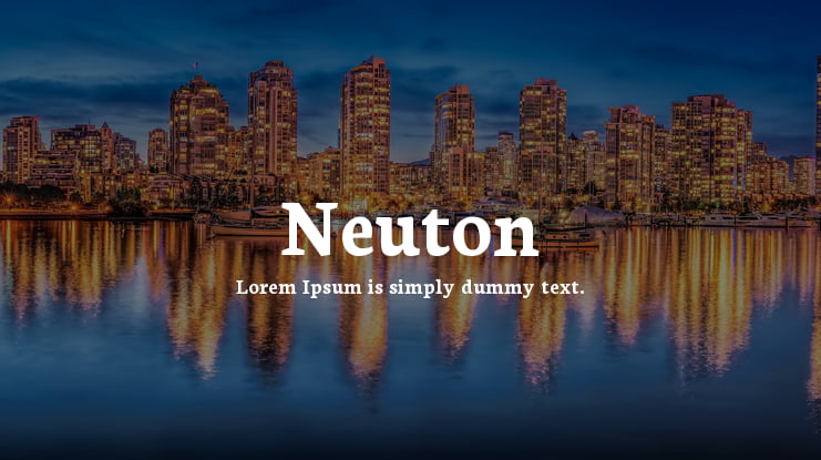 Neuton Font Family