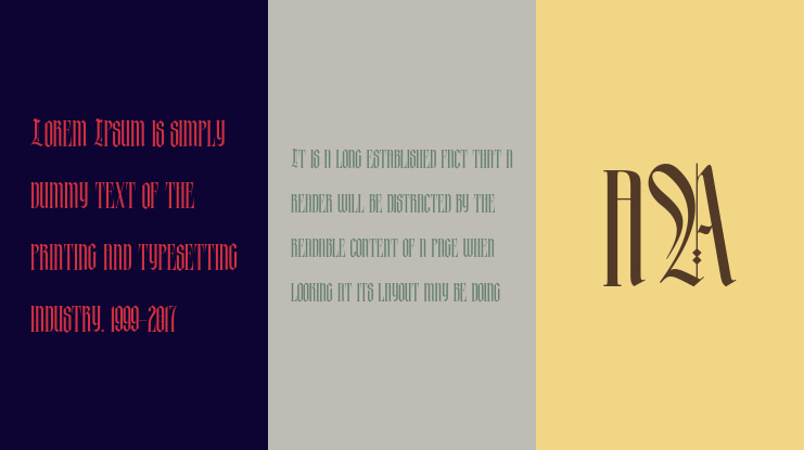 Makyos gothic Font