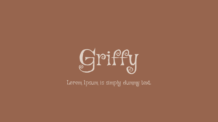 Griffy Font