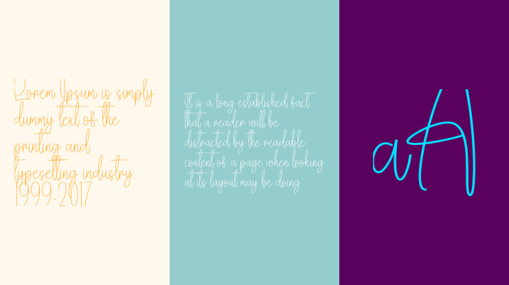 Simple Homework Font