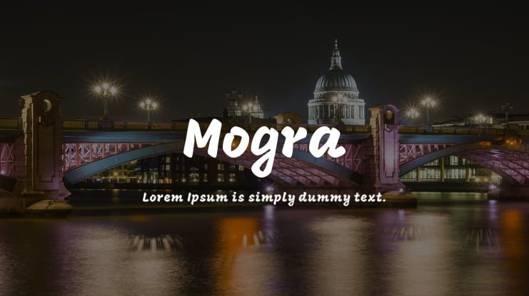 Mogra Font