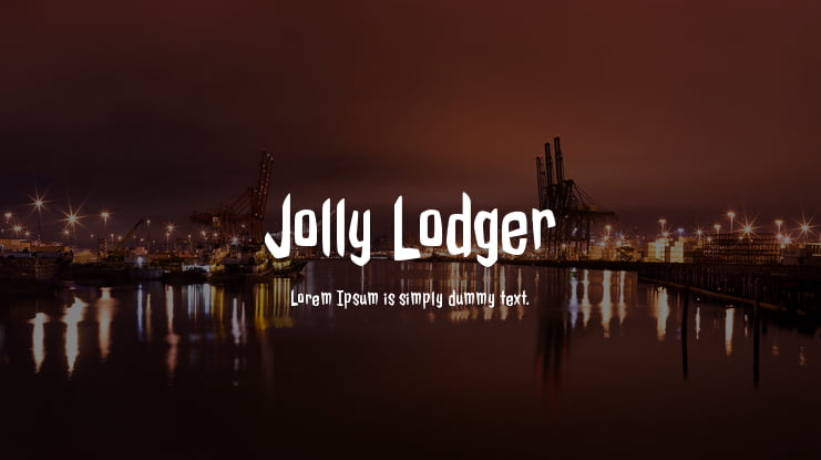 Jolly Lodger Font
