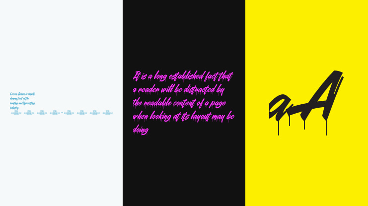 Bushland Splat PERSONAL USE Font