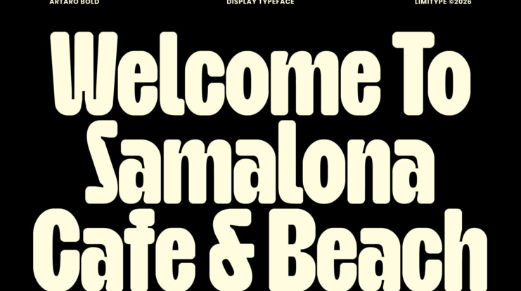 Artaro Bold Inktrap Font