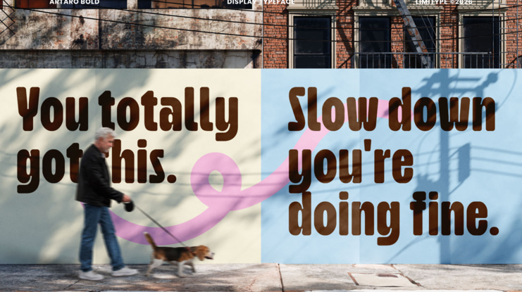 Artaro Bold Inktrap Font