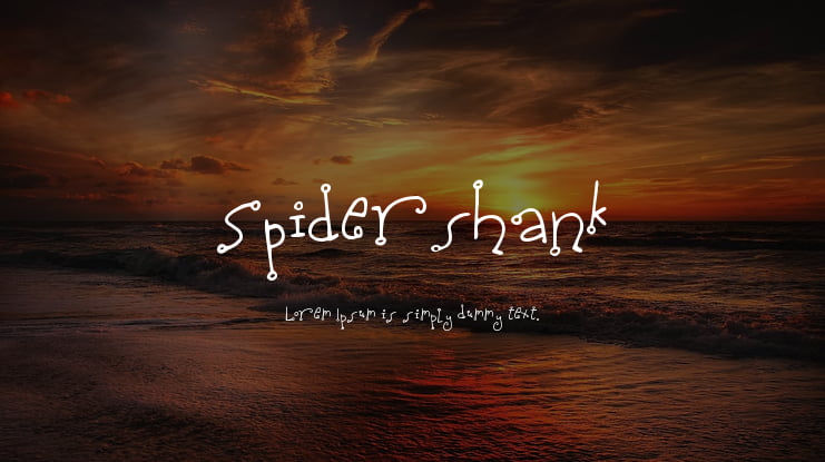Spidershank Font
