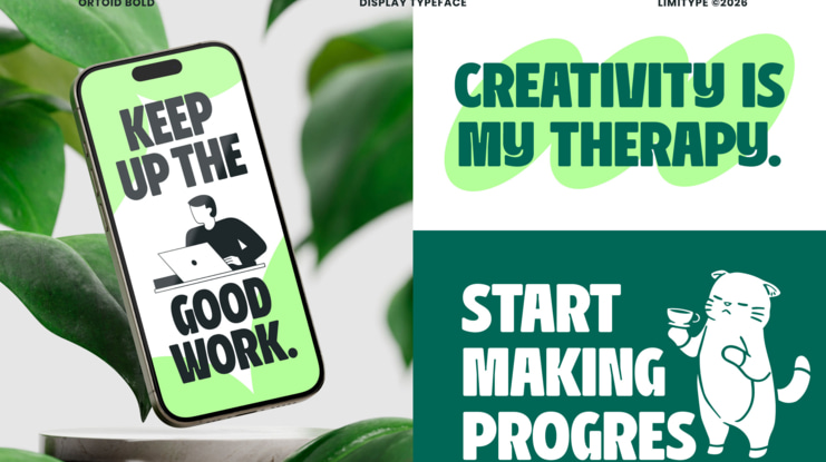 Ortoid Bold Display Font