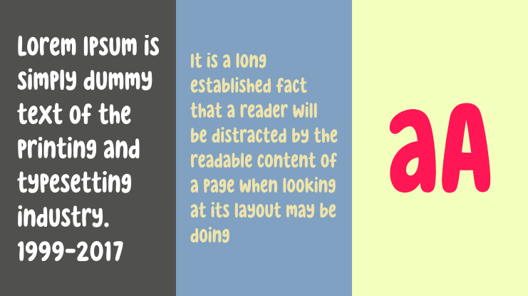 Bubble Sans Font