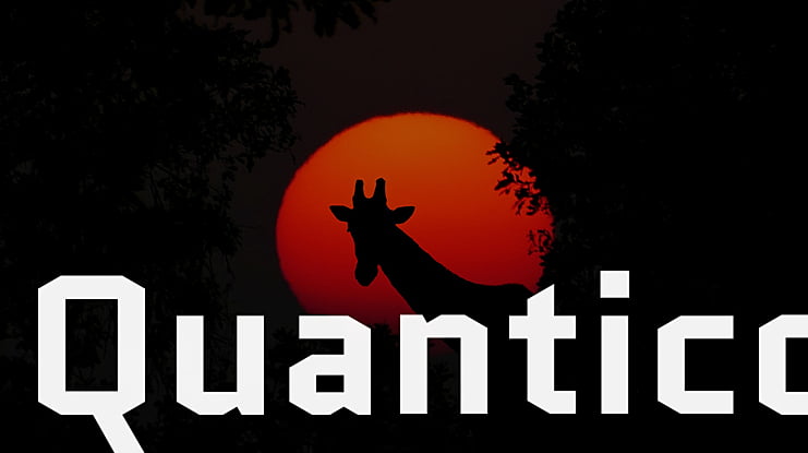 Quantico Font Family