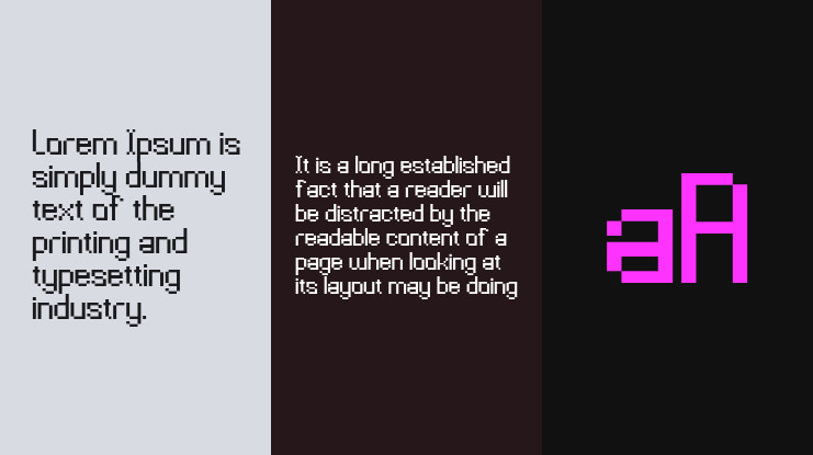 BROKEN PIXELS Font