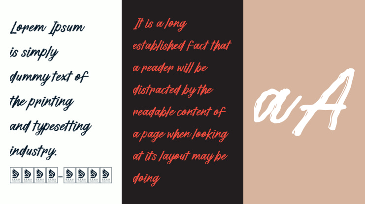 Penghan Rough Font