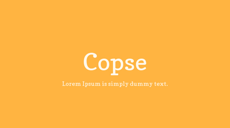 Copse Font